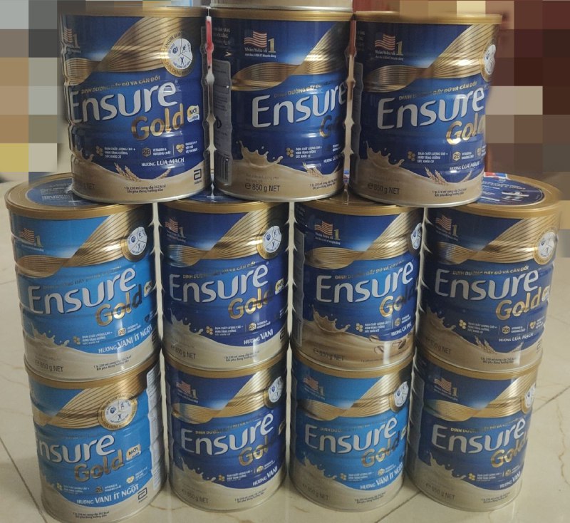 [2024] Combo sữa bột Abbott Ensure gold vani 850g