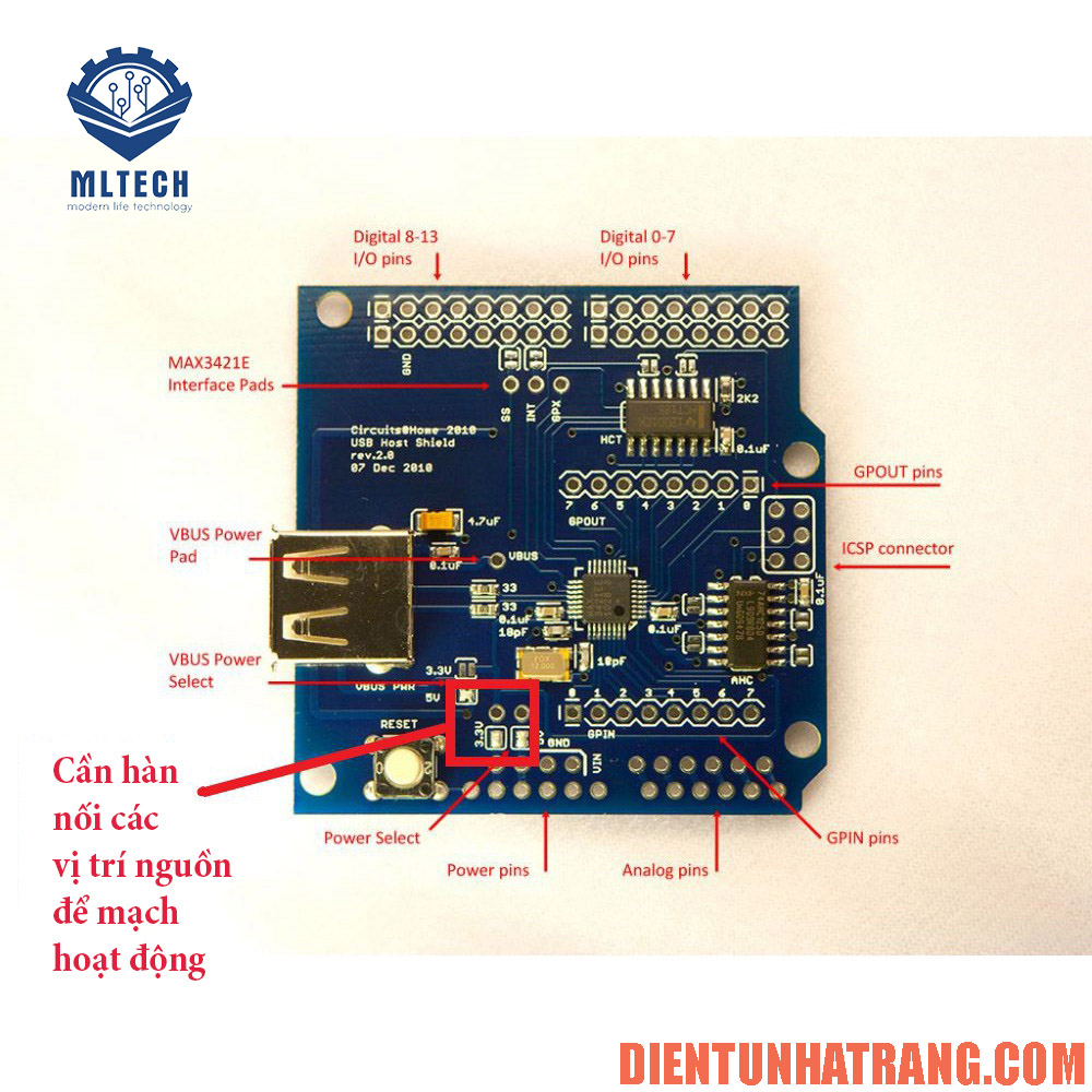 Arduino USB Host Shield