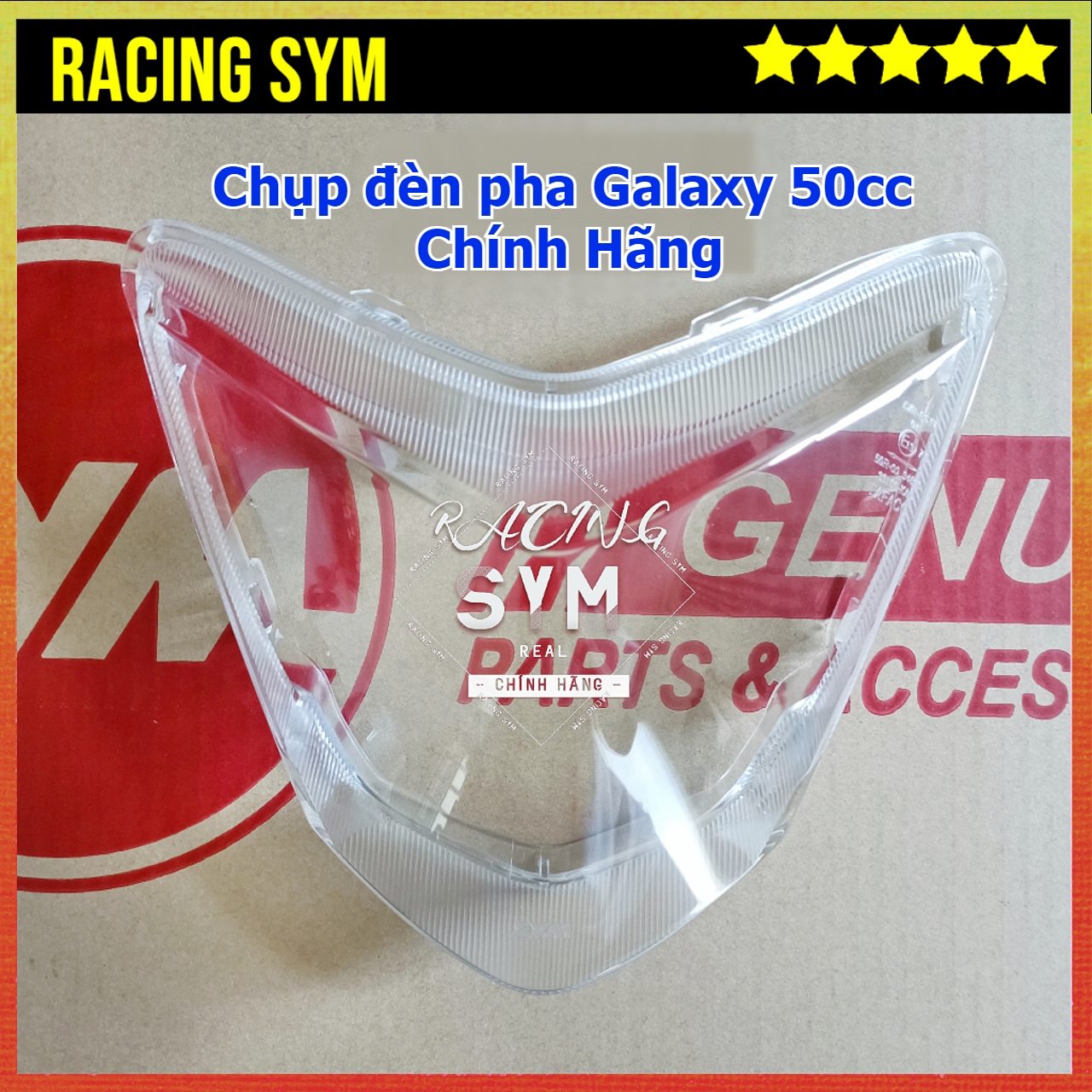 Chụp đèn pha xe Galaxy 50cc chính hãng SYM