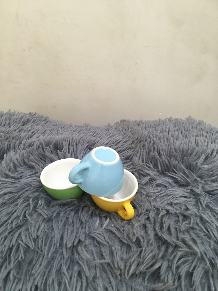 Tea Cup with Handle 5X3.5 cm - Cuong Phat Ceramics - High Quality Vietnamese Product
