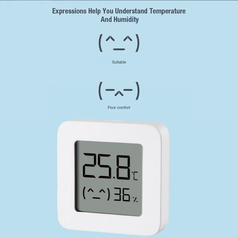 Đồng hồ đo nhiệt độ, độ ẩm XIAOMI Bluetooth Wireless Temperature And Humidity Sensor 2