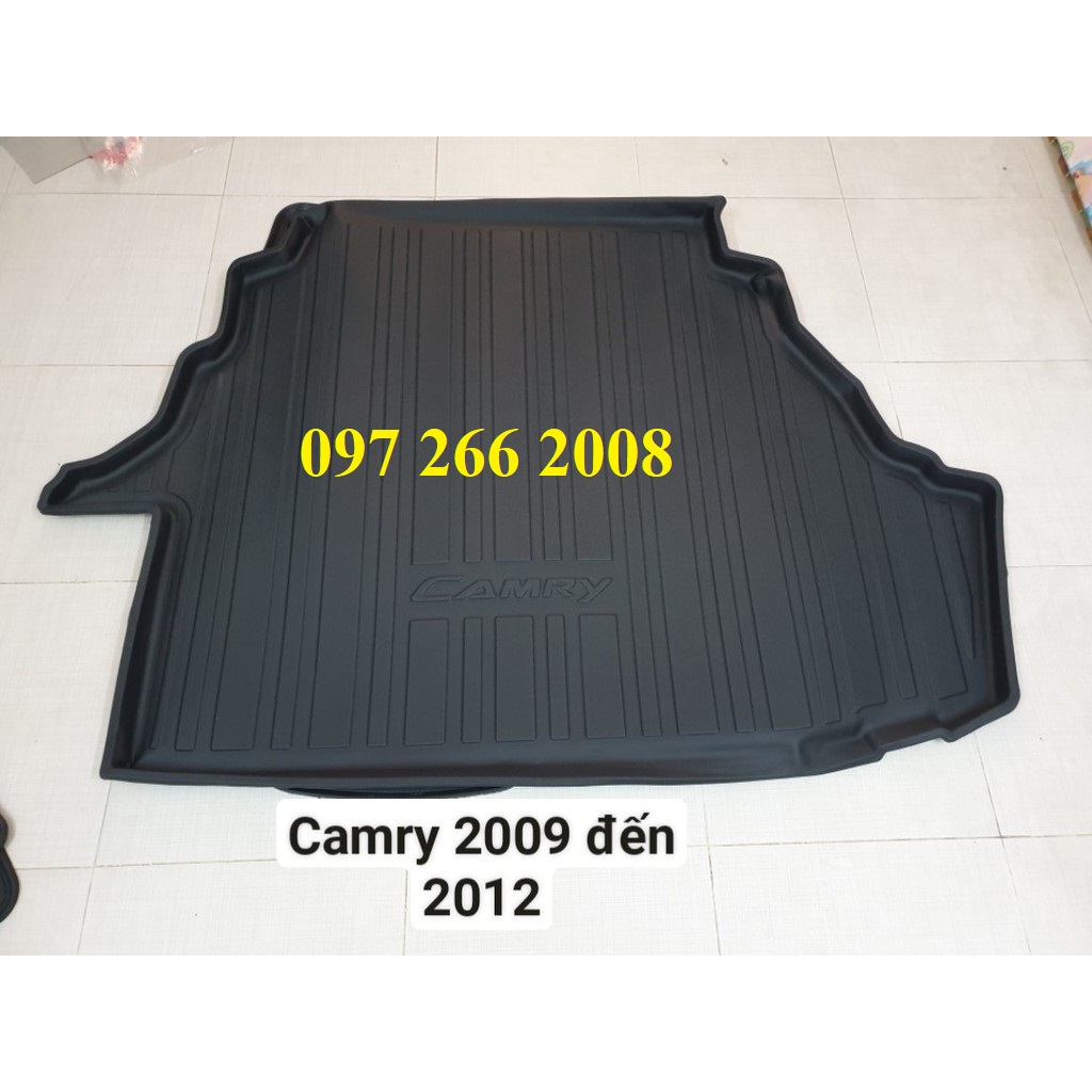 Lót cốp nhựa dẻo xe camry 2007 2008 2009 2010 2011 2012 hàng cao cấp không mùi, không thấm nước