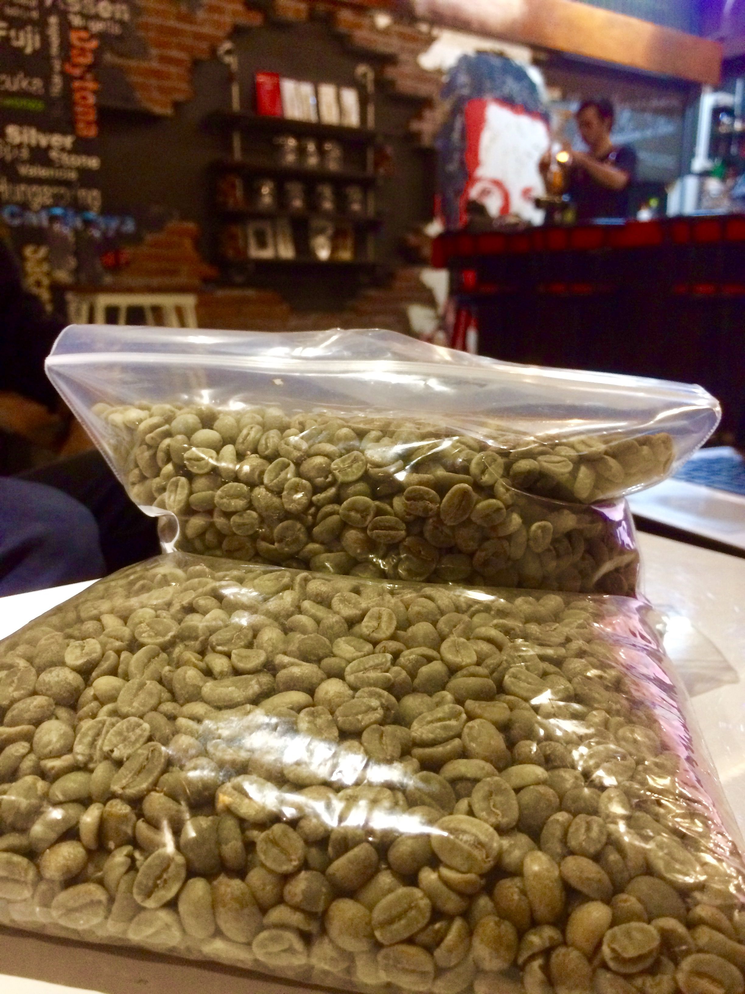 [Túi 1kg Cà Phê Nhân Xanh] Cà phê Nhân Sống Robusta Chưa Rang