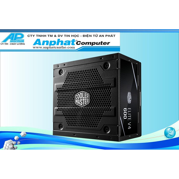 Nguồn máy tính công suất thực Cooler Master ELITE V4 600W 80 Plus White - Hàng chính hãng - Bảo hành 36 tháng