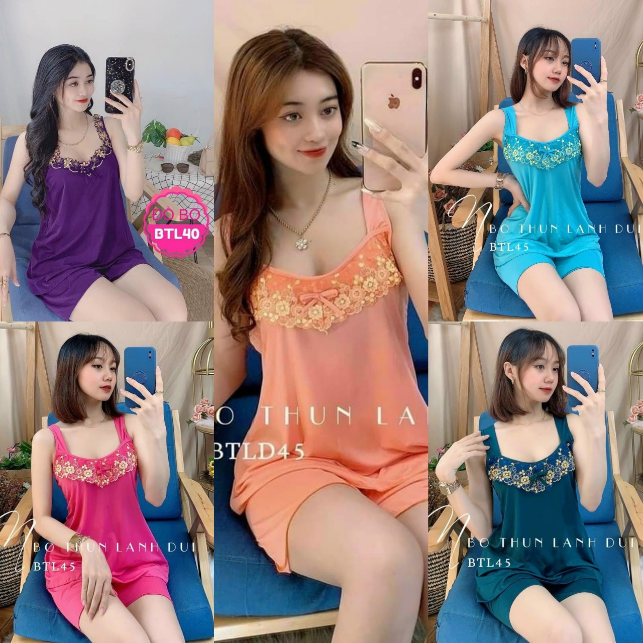 Đồ bộ thun lạnh đùi
