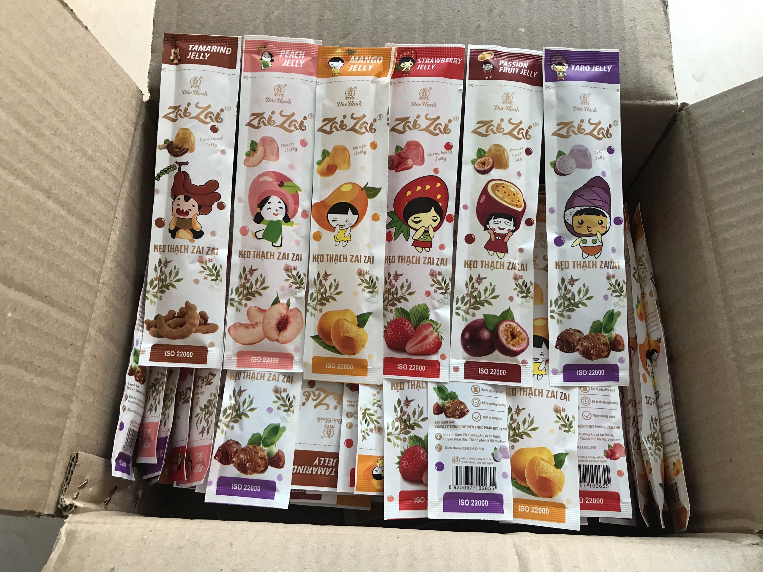 [ Giòn zai ] Combo 100g THẠCH HOA QUẢ ZAI ZAI