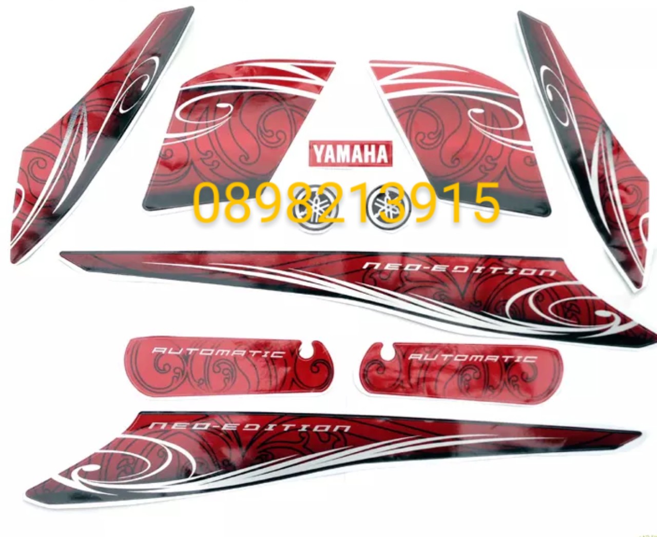 Bộ tem xe NOUVO 3 các màu lựa chọn cho decal xe máy