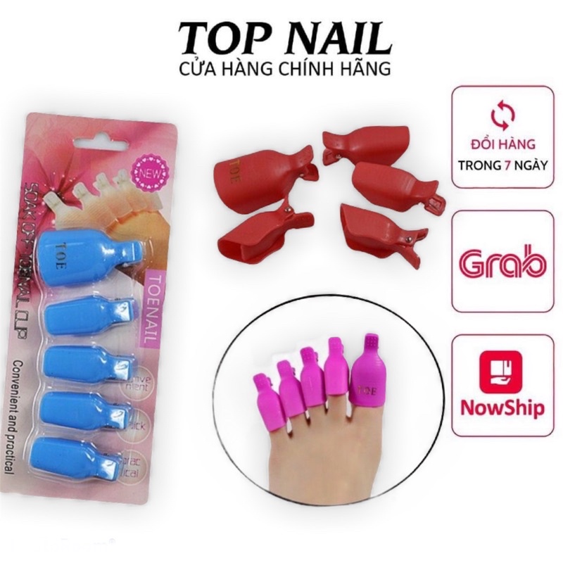Vỉ kẹp móng chân để ủ phá Sơn g.el(vỉ 5 ngón)