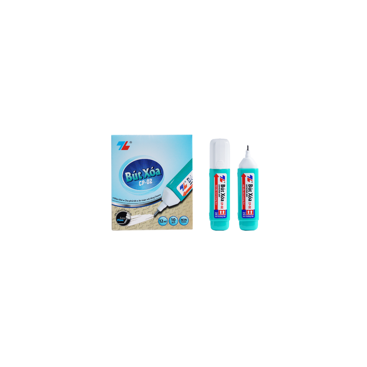 Bút Xóa Nước Thiên Long CP-02 (Hộp 10 Bút) Chính Hãng