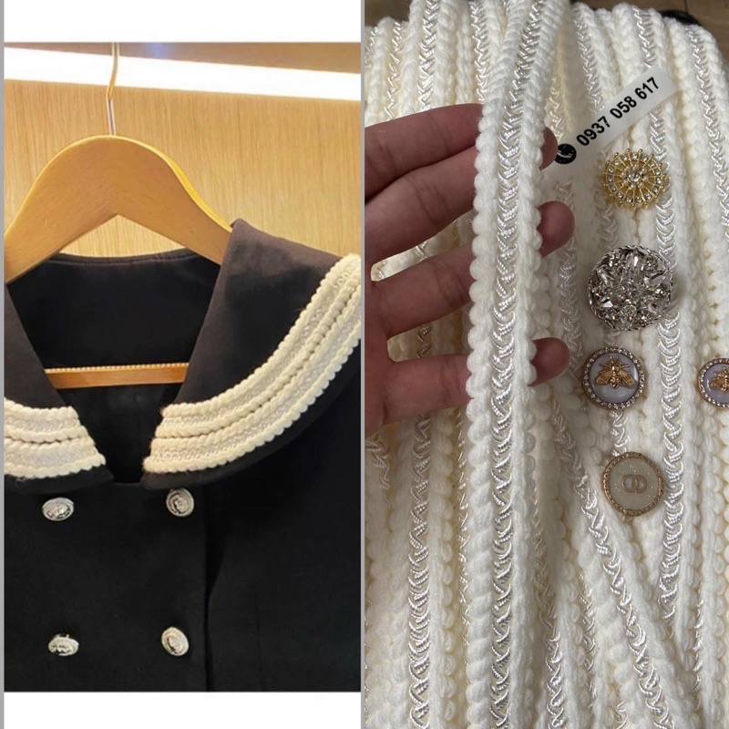 dây viền áo dạ ( viền áo tweed)️️️