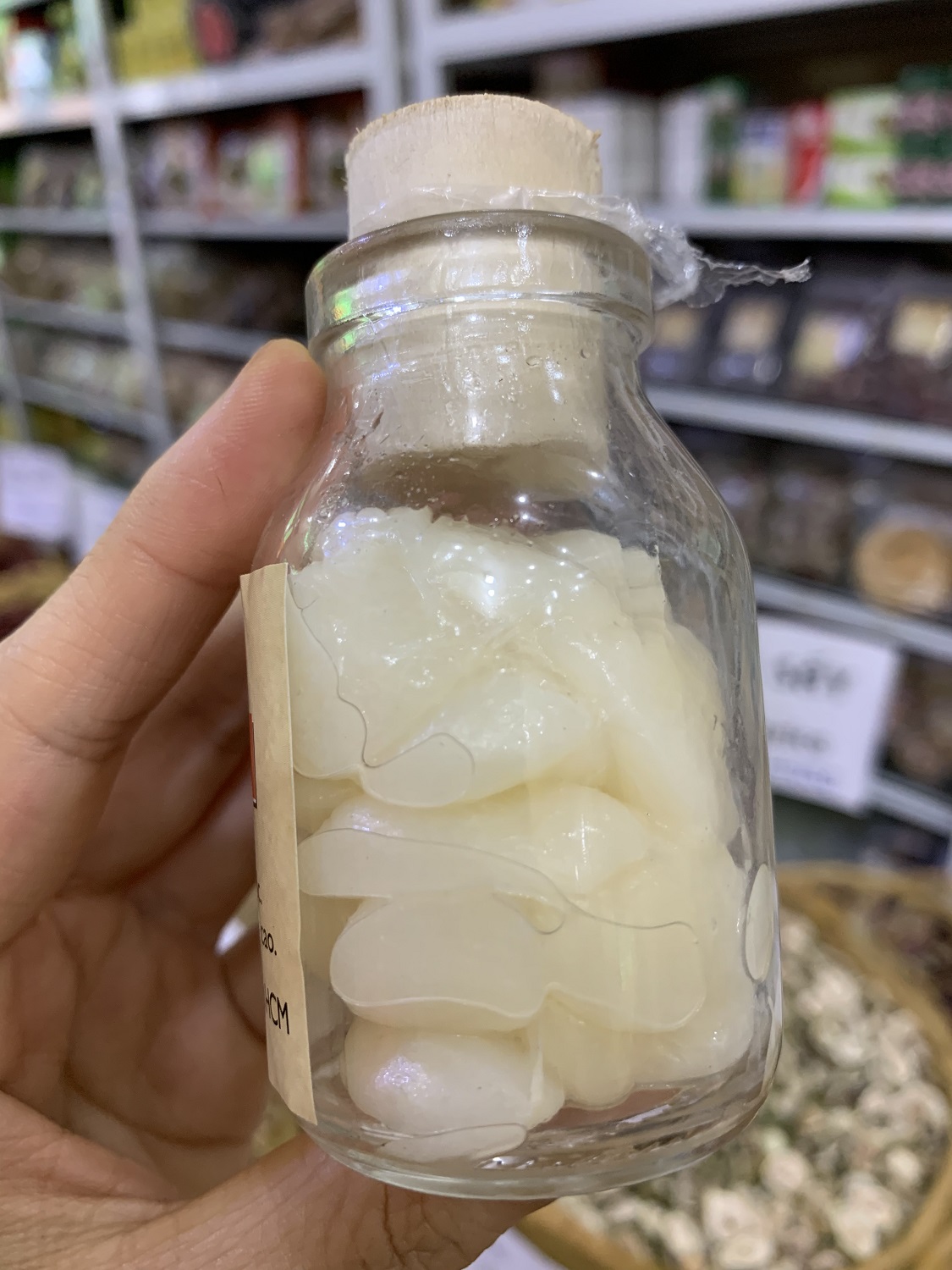 Mỡ Trăn Tươi 50gram.