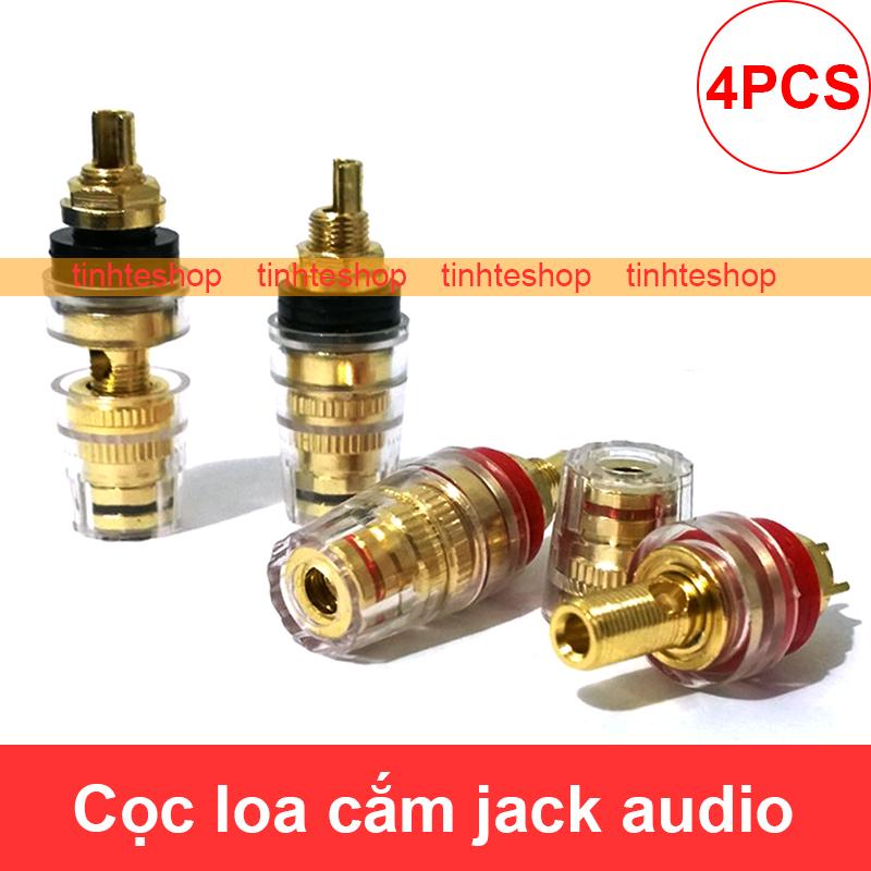 >> BÁO GIÁ CỌC LOA 3 TÁC DỤNG BẮP CHUỐI - CÀNG CUA - MỎ CHIM CHO LOA AMPLIFIER - GIẮC CẮM ÂM THANH CHO LOA AMPLI (1 CHIẾC | Shopee Lazada Sendo Tiki mới nhất 16 Cọc loa 3 tác dụng Bắp chuối - Càng cua - Mỏ chim cho Loa Amplifier - Giắc cắm âm thanh cho Loa Ampli (4 chiếc)