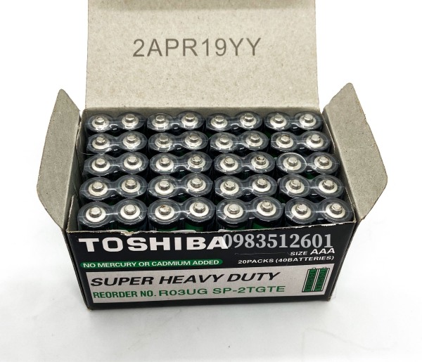 Hộp 40 Pin AAA Toshiba 1,5V  giá sỉ