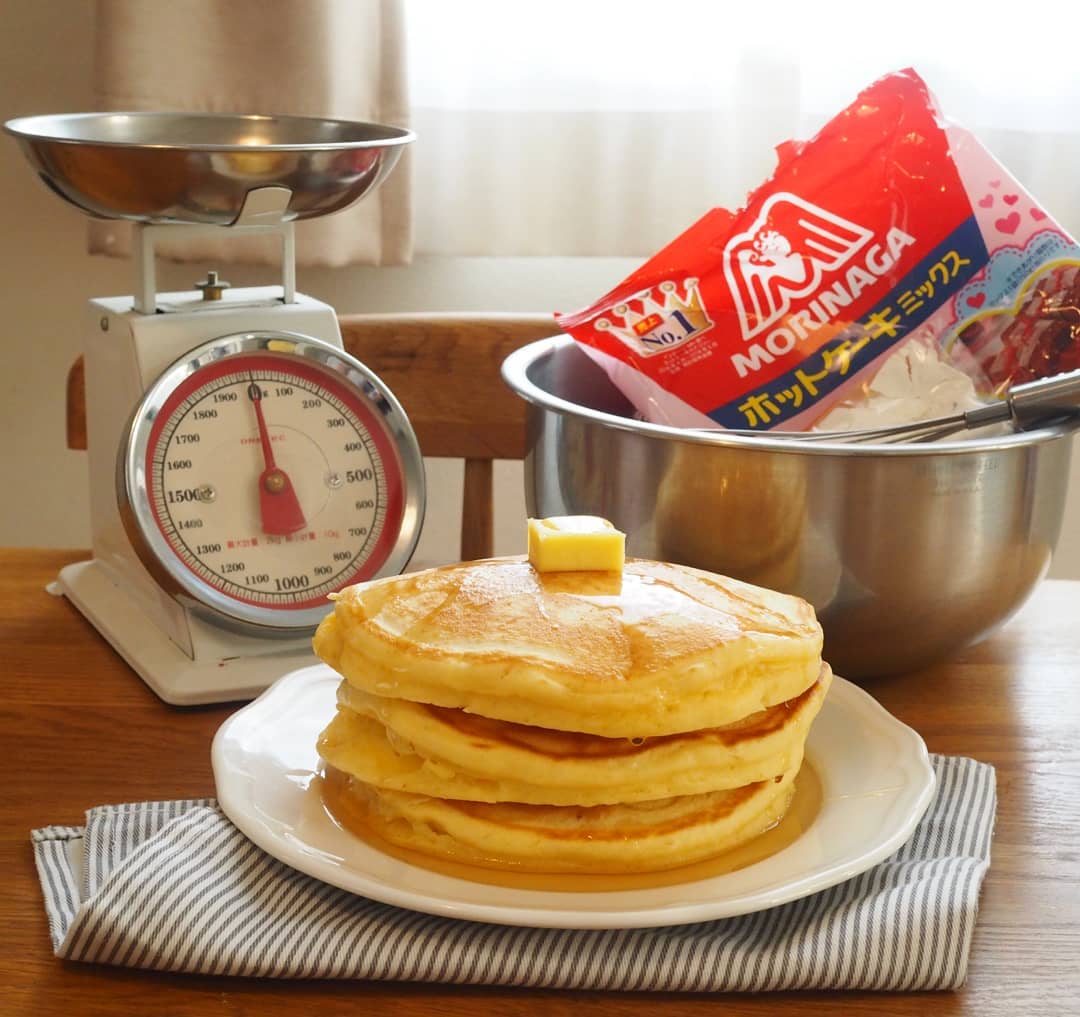 Bột làm bánh pha sẵn Moriga Hotcake ( Tách lẻ 1 gói 150g )