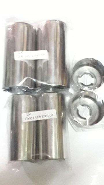 Chụp phuộc sau inox Dream . 1 bộ