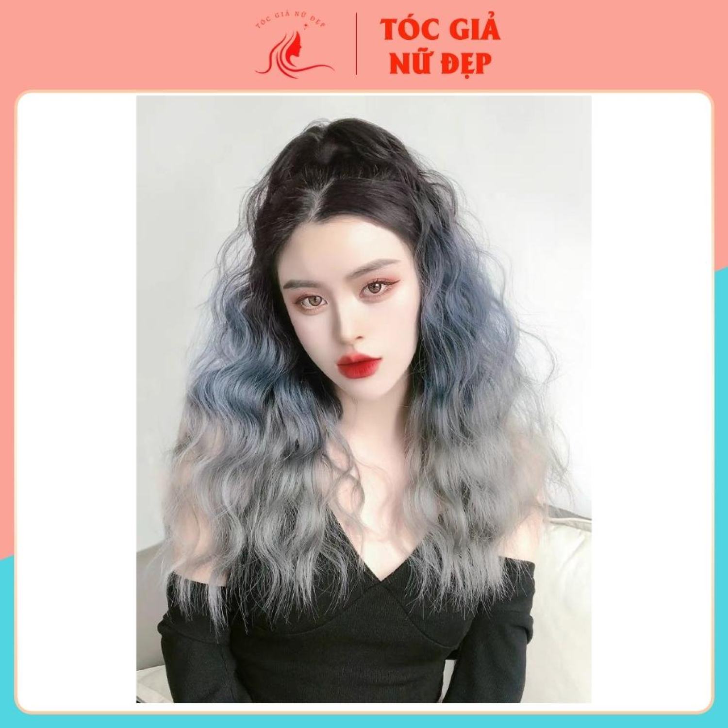 Tóc giả ngoặm xù n42 omber 3 màu