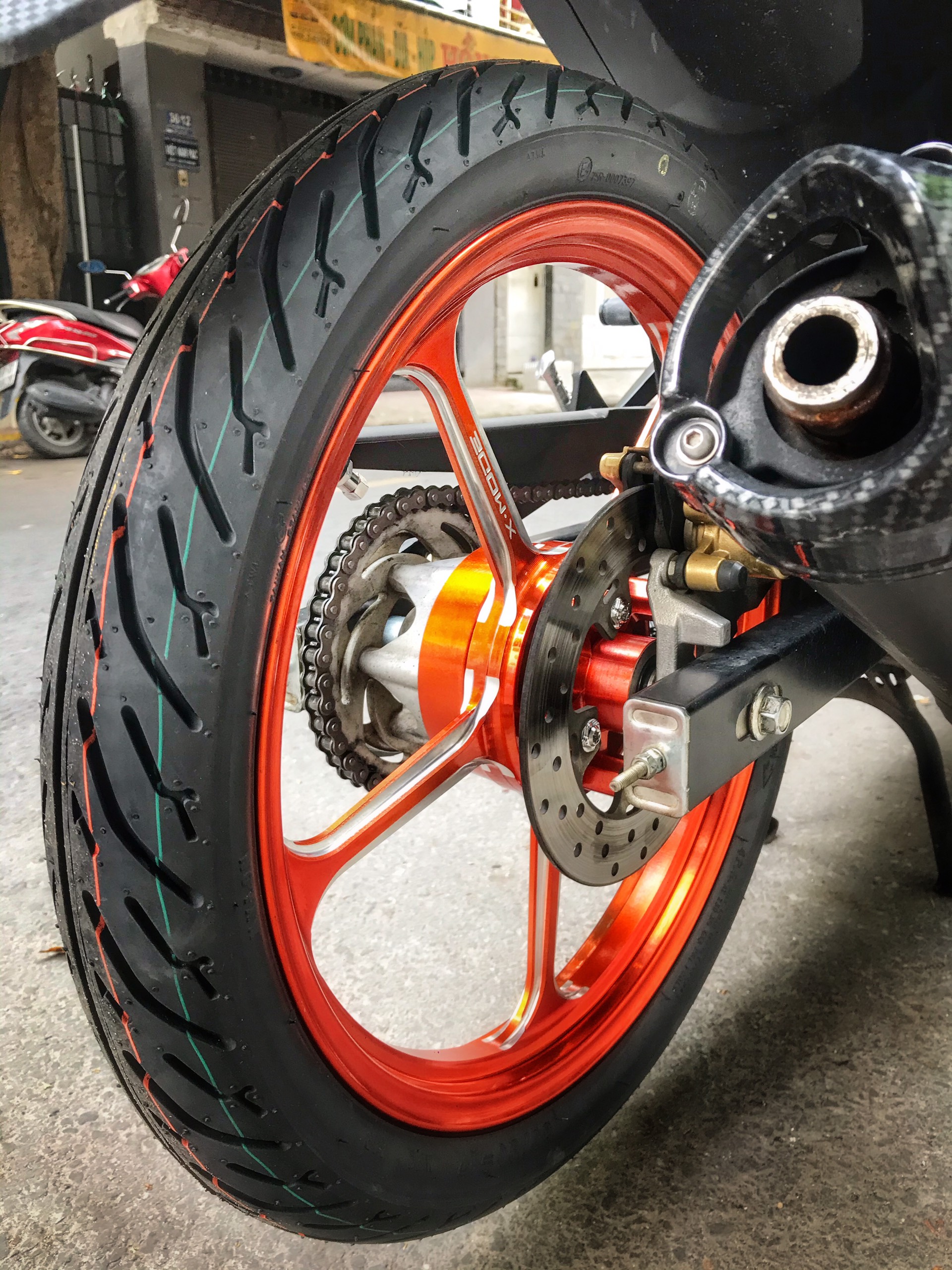 [HCM]ĐĨA THẮNG OVER SIZE 265MM LOGO BREM KÈM LÒNG NHÔM