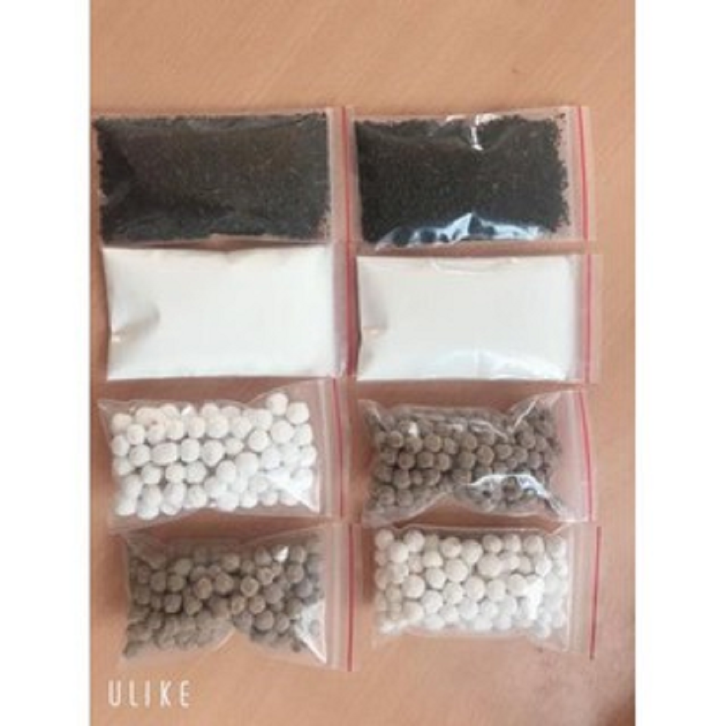 Sét trà sữa mini 2 chân châu 8 món 380g