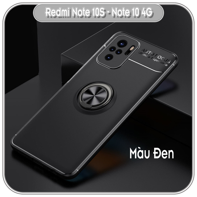 Ốp lưng cho Xiaomi Redmi Note 10 - Note 10S chống sốc iRing auto