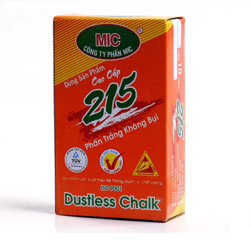 [HCM]COMBO 5 HỘP PHẤN TRẮNG KHÔNG BỤI