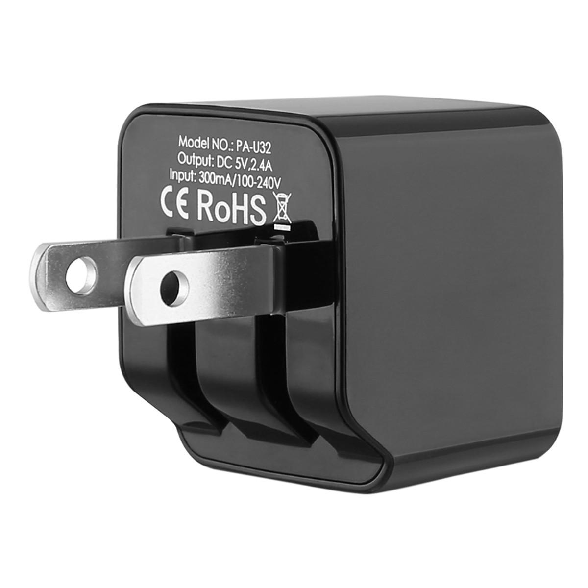 [HCM]Adapter Sạc 2 Cổng 12W Aukey PA-U32