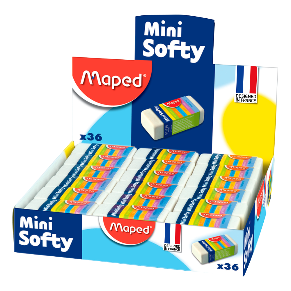 MAPED - Gôm mini Softy - 1 cục [Chính hãng]