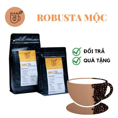 Cà phê Robusta không bơ Mộc natural process, Cà phê rang xay, cà phê mộc, cà phê nguyên hạt, cà phê sạch