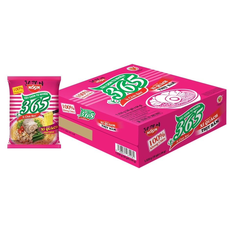 Mì Không Chiên Nissin 365