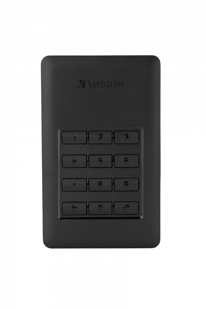 Ổ cứng di động Verbatim 2.5' USB 3.0 w/Keypad Access 2 TB (Đen)