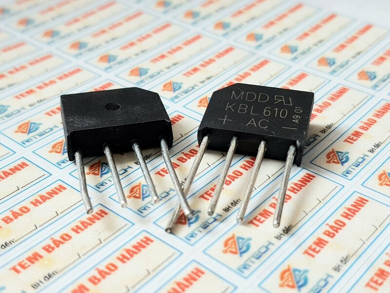 Combo 5 chiếc Diode cầu KBL610 6A 1000V
