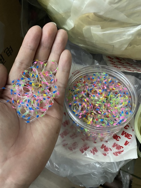 [HOT] Nịt buộc tóc thun buộc tóc chun buộc hộp 1000c
