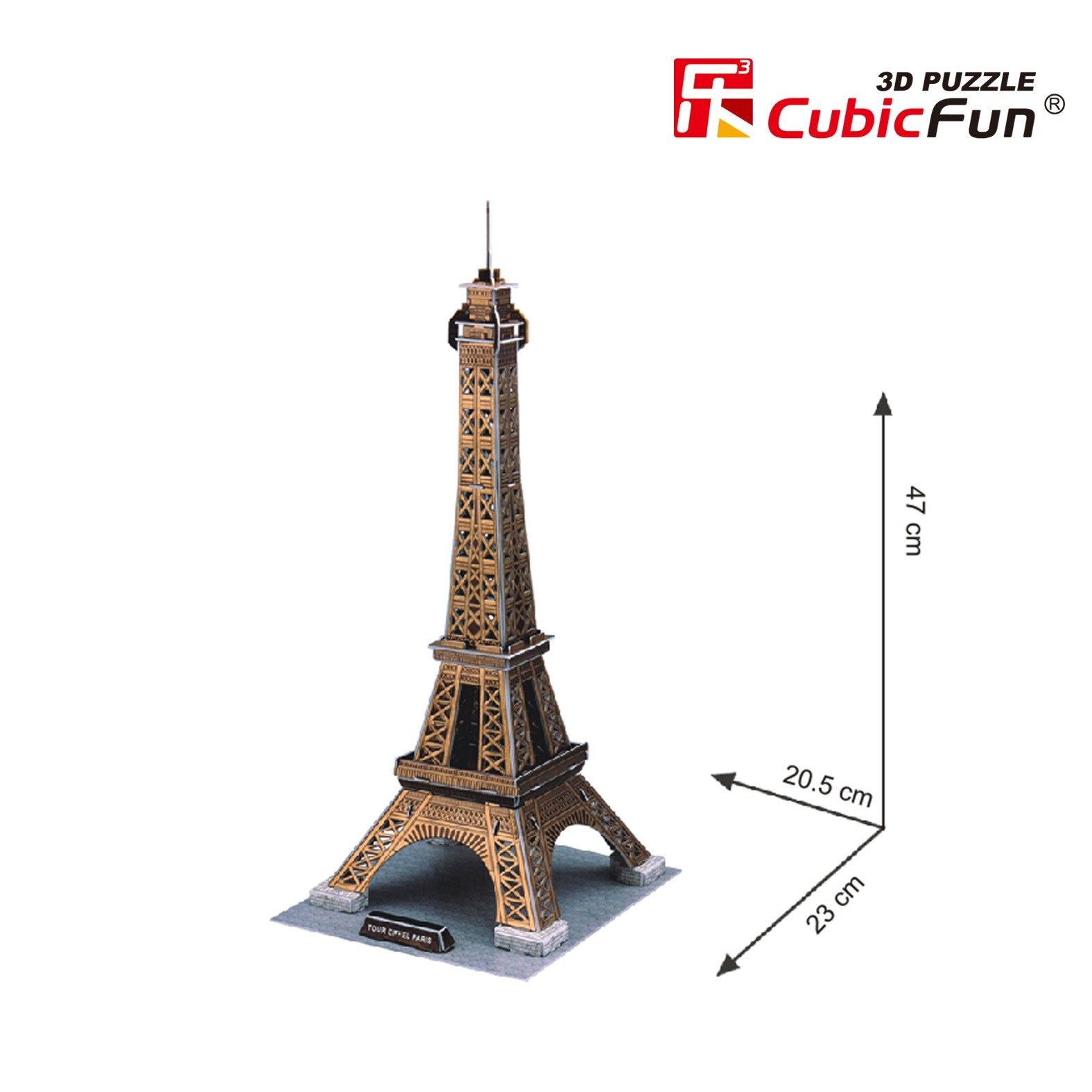 Mô hình giấy 3D CubicFun - Eiffel Tower (France) C044h