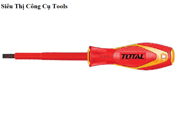 Tua vít cách điện dài 125mm Total THTIS5125