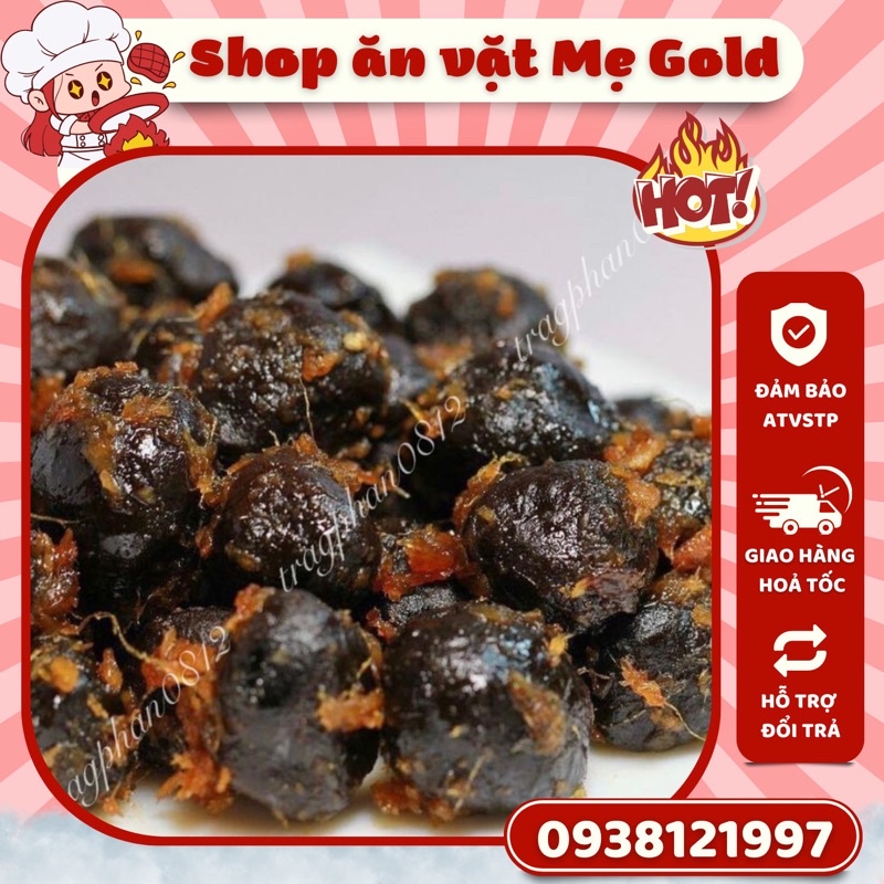 Ô mai/mứt sấu xào gừng (500g)