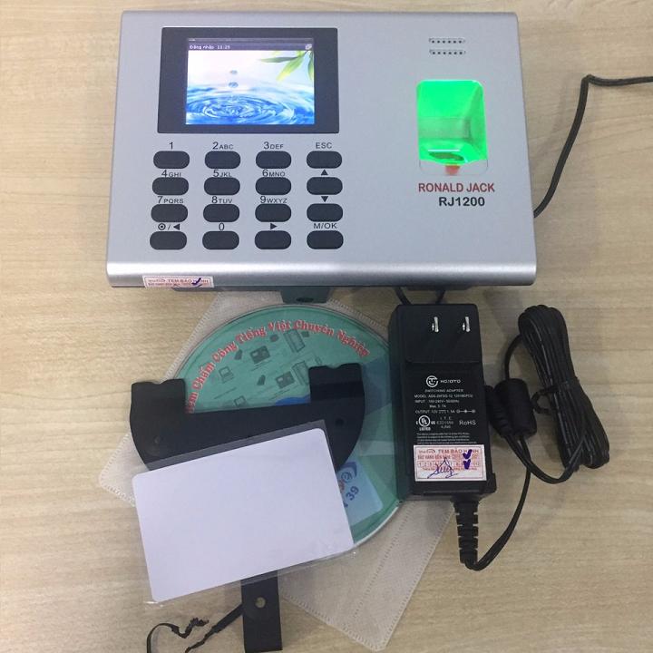 Máy chấm công vân tay & thẻ từ  Ronal Jack RJ1200