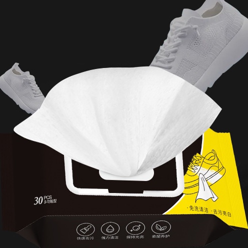 Khăn lau giày vàng QUICK WIPES gói 15 khăn