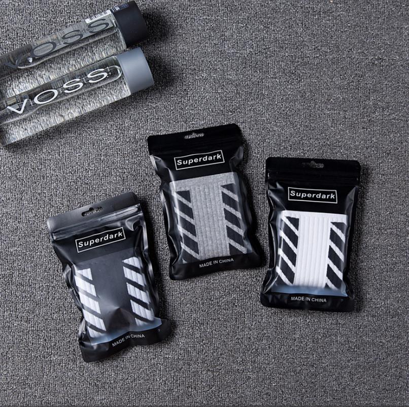 Set 3 đôi Tất Vớ Phong cách OffWhite cao cổ