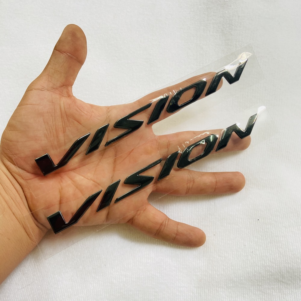 Tem dán vision phiên bản đặc biệt xi bóng cao cấp keo siêu dính