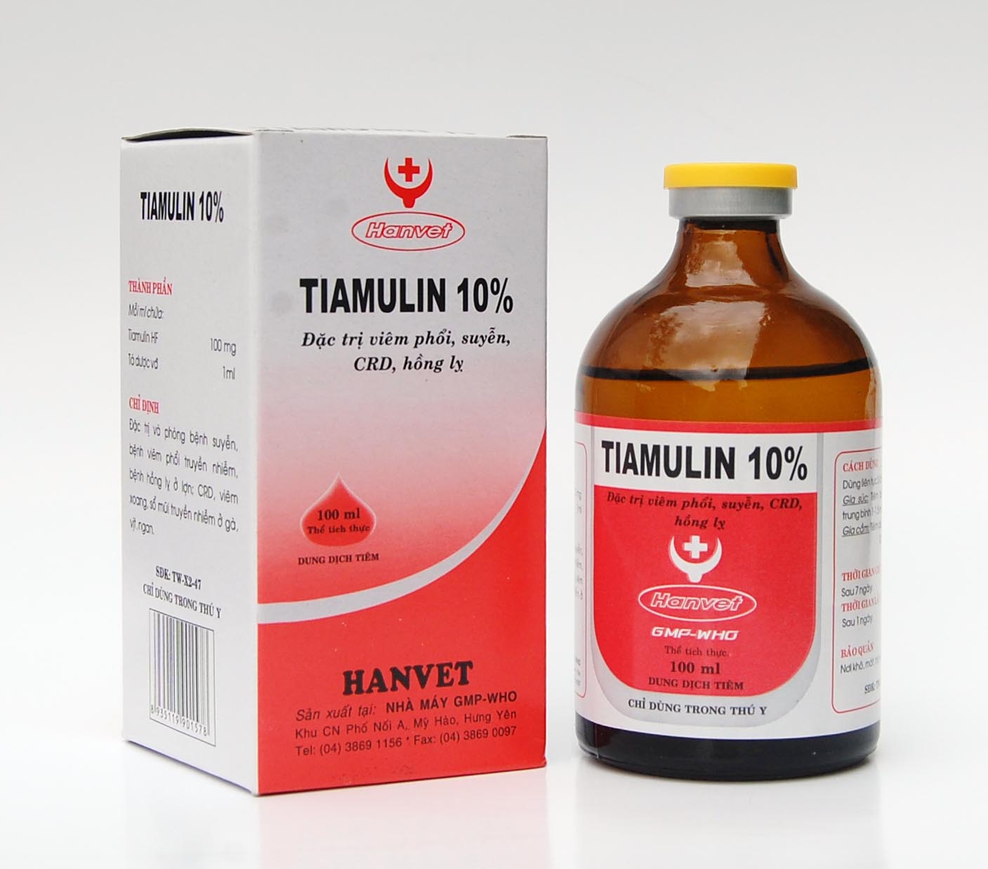 TIAMULIN 10% (100ml) - chỉ dùng trong thú y
