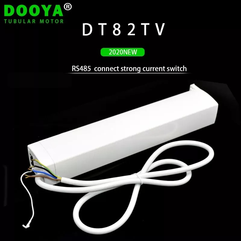 Động cơ rèm Motor Dooya DT82TV + Remote ( hoạt động yên tĩnh)