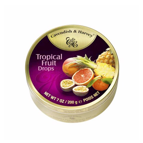 Kẹo trái cây nhiệt đới cavendish & harvey 200g