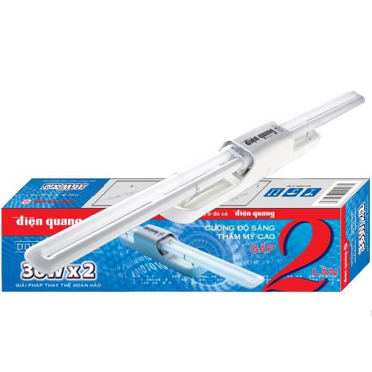 Bộ Đèn DoubleWing 2 x 36W Điện Quang