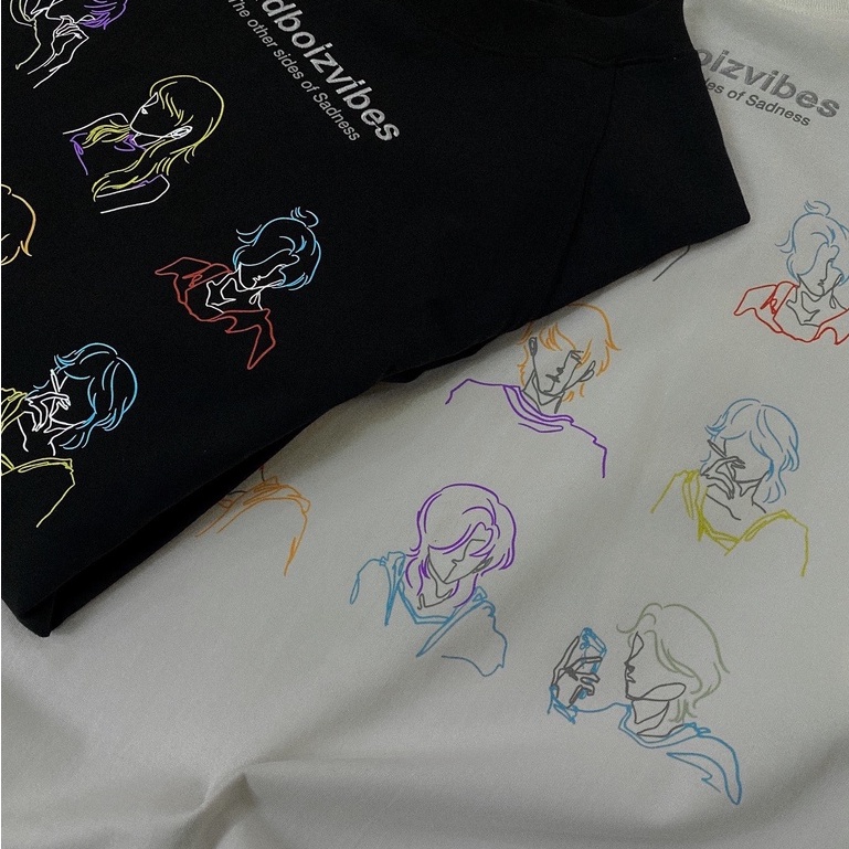 Áo thun SADBOIZ SADBOIZVIBES TOSS WHITE