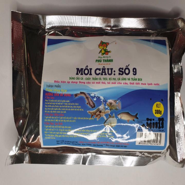 Mồi câu số 9, hãng mồi câu phú thành