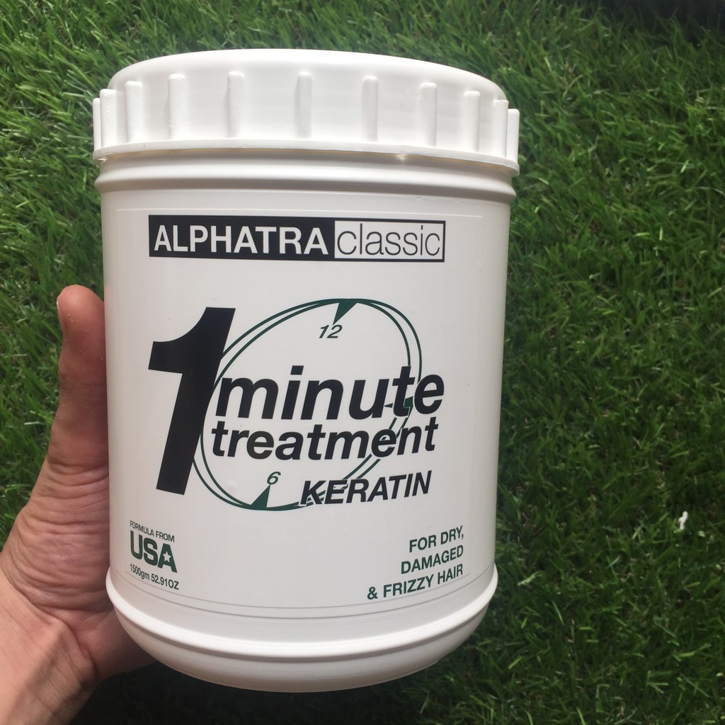 Kem ủ 1 phút One Minute Treatment Alphatra ( Usa) 1500ml(2025)