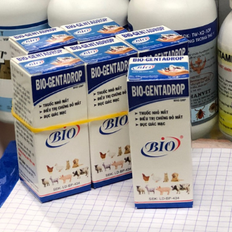 Nhỏ mắt chó mèo Bio Gentadrop 10ml