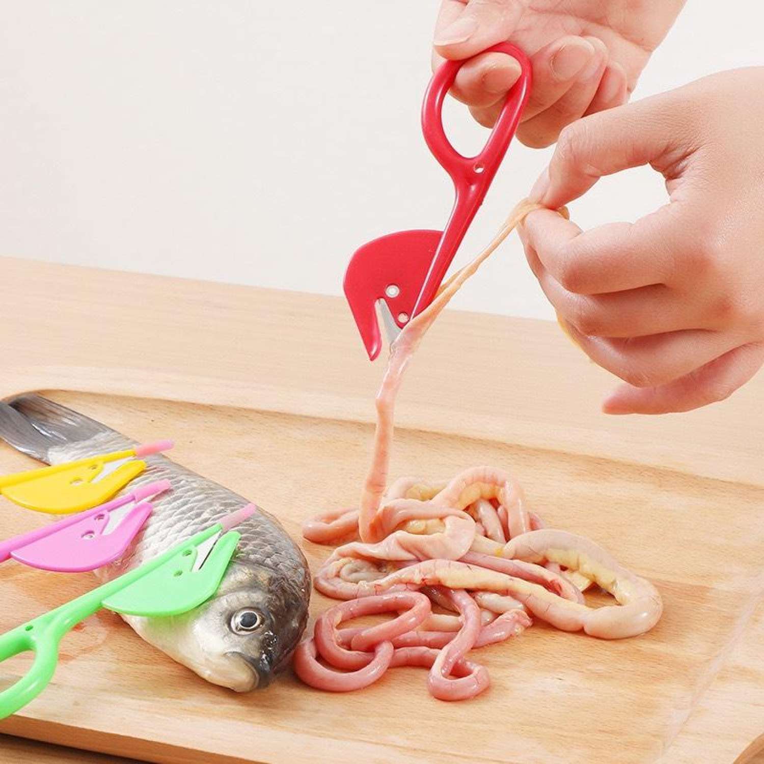 Dụng cụ làm lòng gà tiện lợi