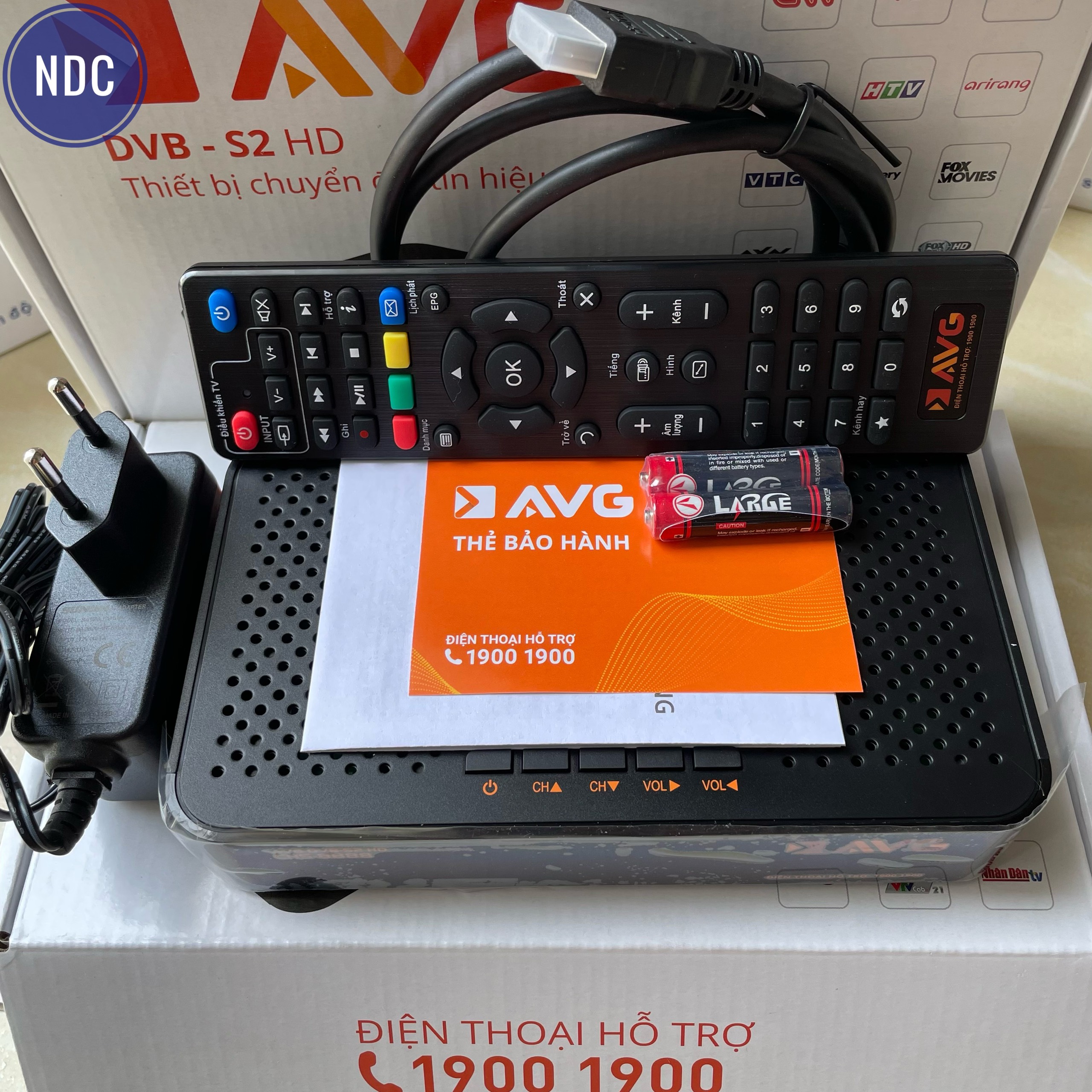 Bộ Đầu MobiTV AVG DVB-S2 HD (Có 8T, 12T TB) Dùng Chảo