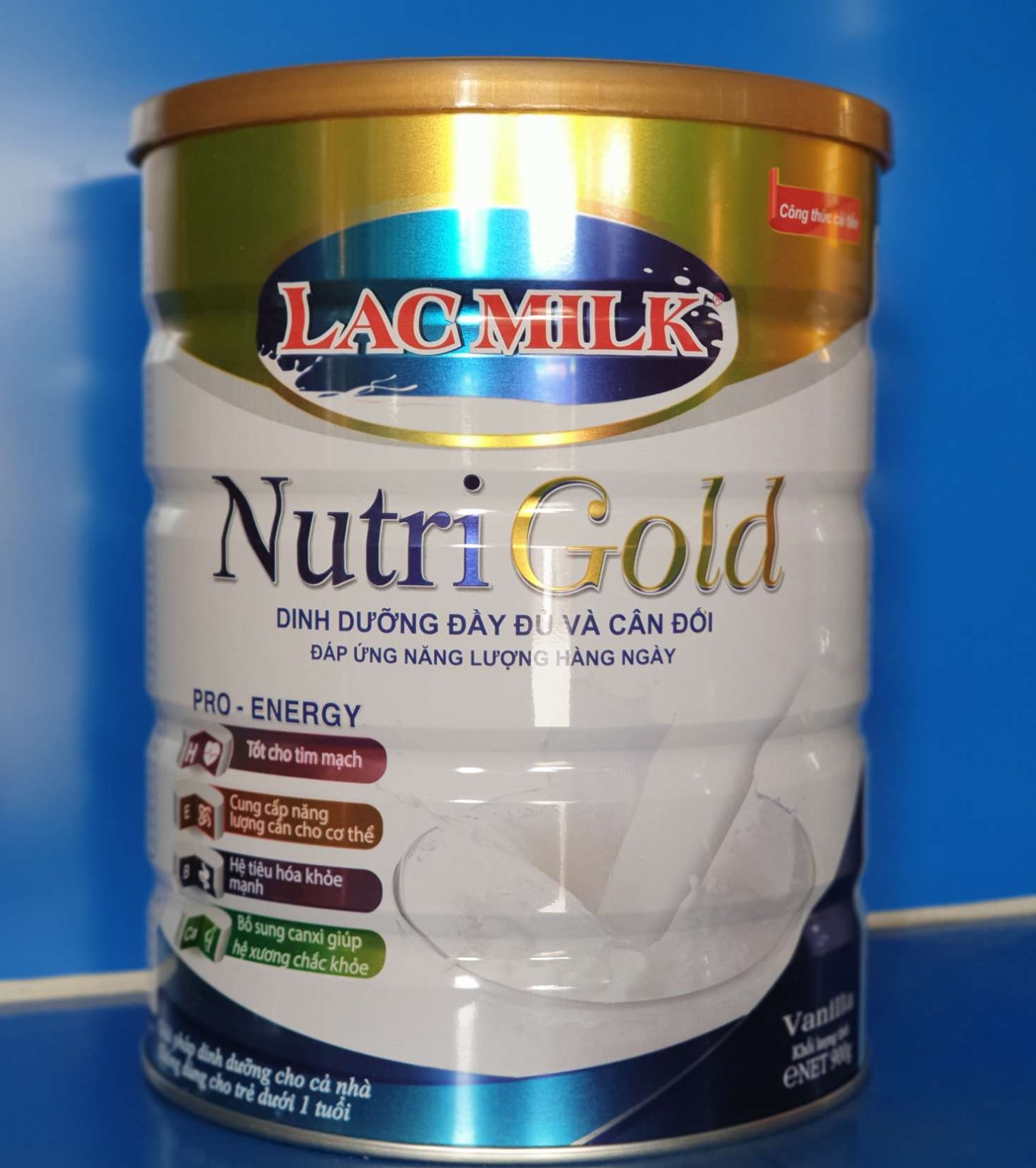 Combo 2 Lon Sữa bột LacMilk NutriGold Dinh dưỡng cho cả gia đình