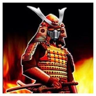 Sơn xịt Samurai màu bạc 124
